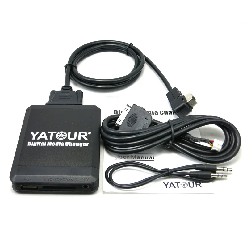 Новый YATOUR M07 цифрового мультимедиа чейнджер USB SD AUX MP3 Ipod/Iphone + Bluetooth (опционально)