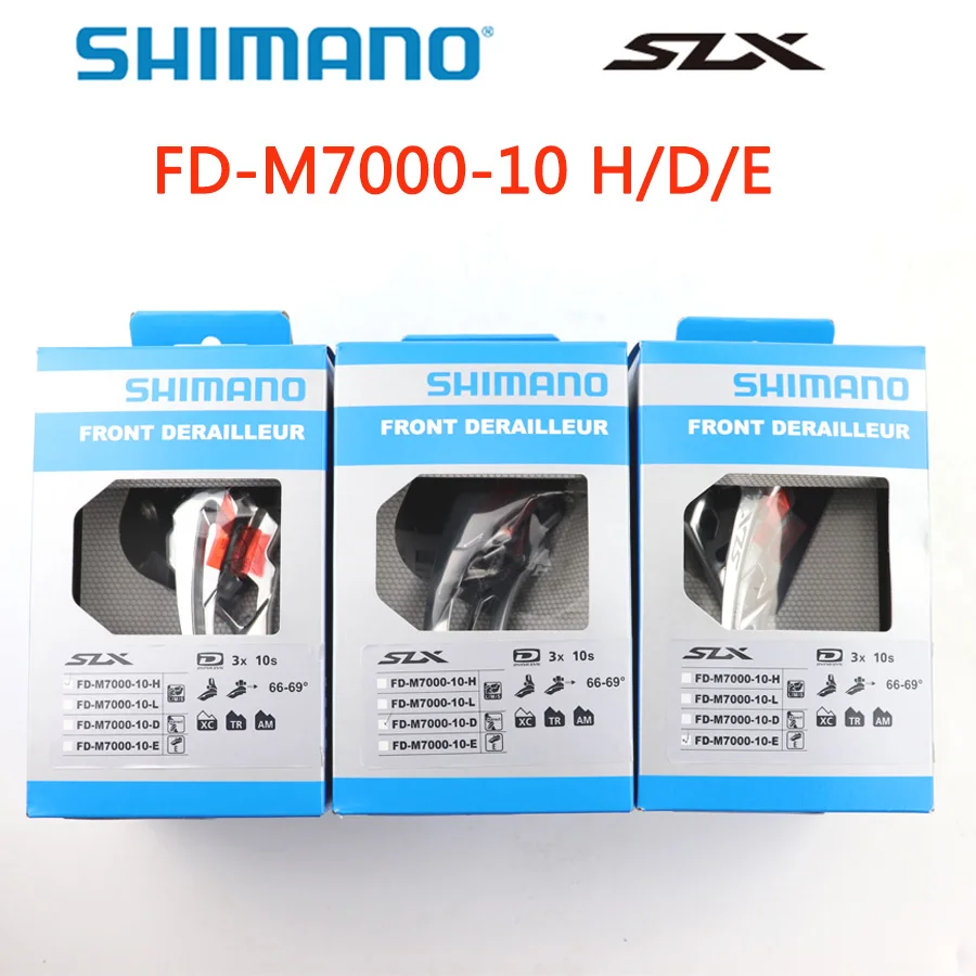SHIMANO SLX FD-M7000 Передний переключатель 3x10 Скорость оригинальный M7000-10-H/M7000-10-D/M7000-10-E