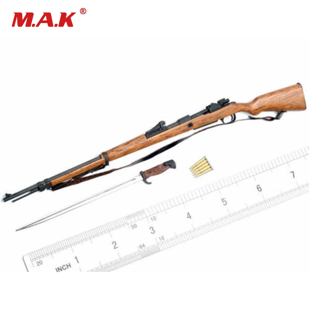 1/6 масштабная модель оружия Чан КАИ-Шек, металлический винтовочный пистолет, штыковые пули, подходят для 1" солдат, коллекционные фигурки