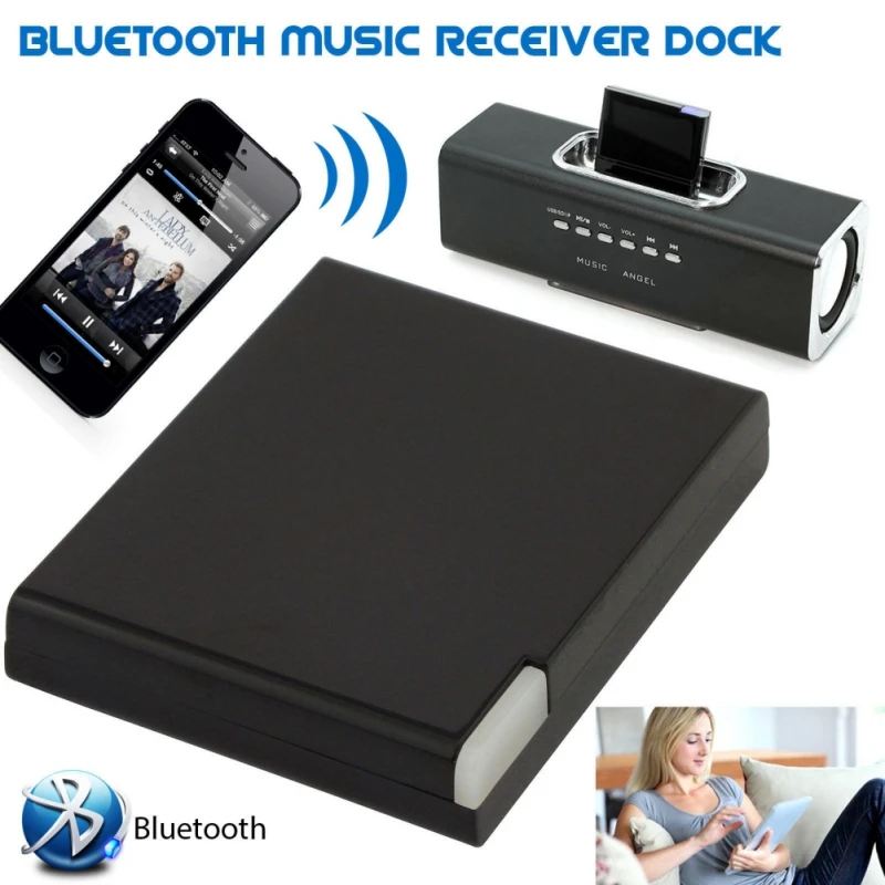 Музыка Аудио приемник для Bluetooth 2 1 EDR 30 Pin Портативный Plug and play стерео наушники