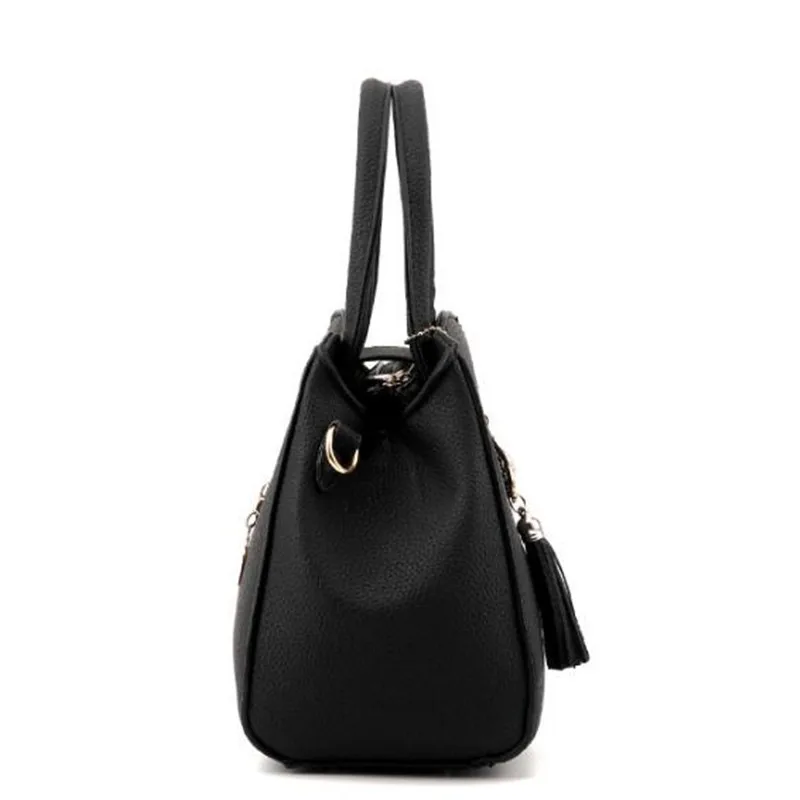 Для женщин кожа Сумки кисточкой кулон капли воды блестками дамы Сумка Crossbody сумки