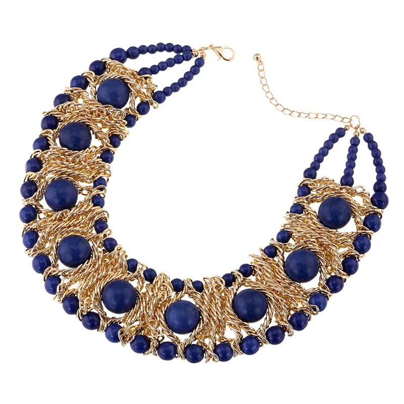 Kinel модные натуральные ожерелья богемное безупречное Плетение ручной работы