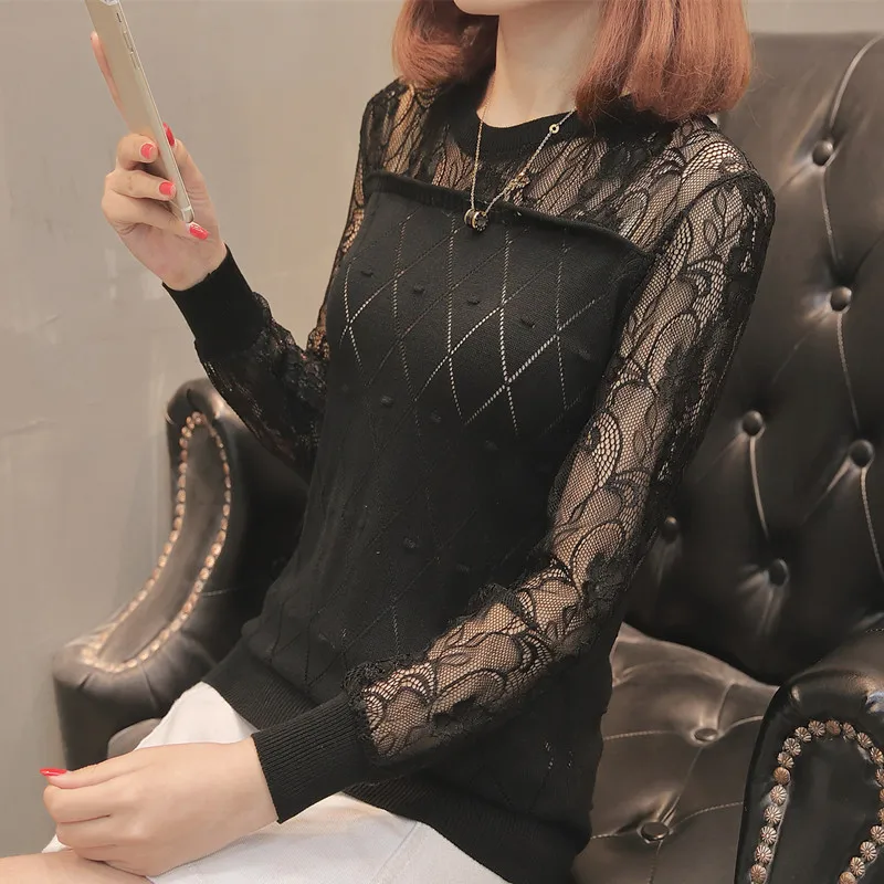 

Han edition spring 2018, the latest version of the new bud silk knit dress female sweaters