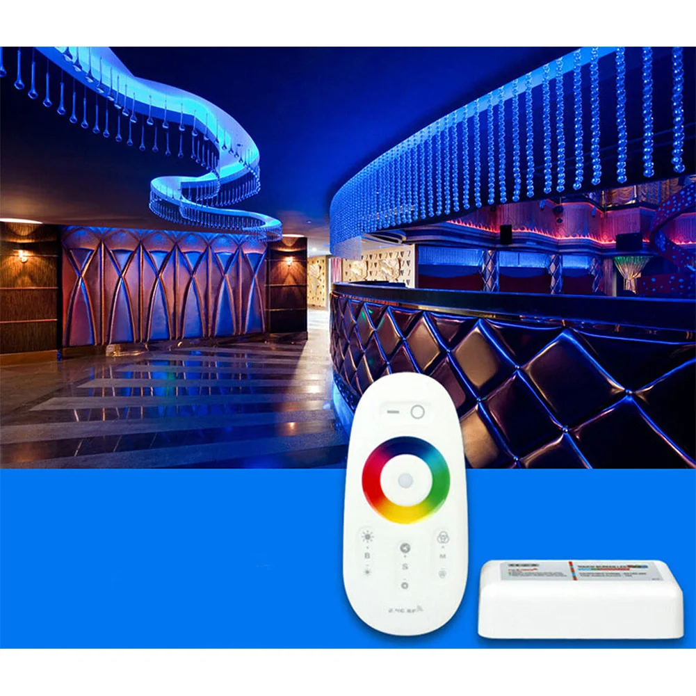 2.4G Plastic Remote Control Wireless Dimming Automatic Transmission LED Strips Controller Capacitive RGBW RGB Easy Use | Освещение