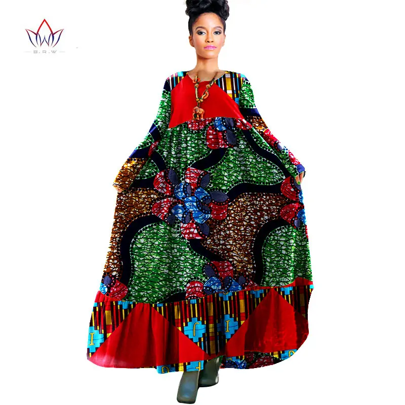 Brw в африканском стиле Одежда традиционная базенская Riche осеннее платье Boho style Robe Femme Макси платье женские Платья Туника Платья WY931