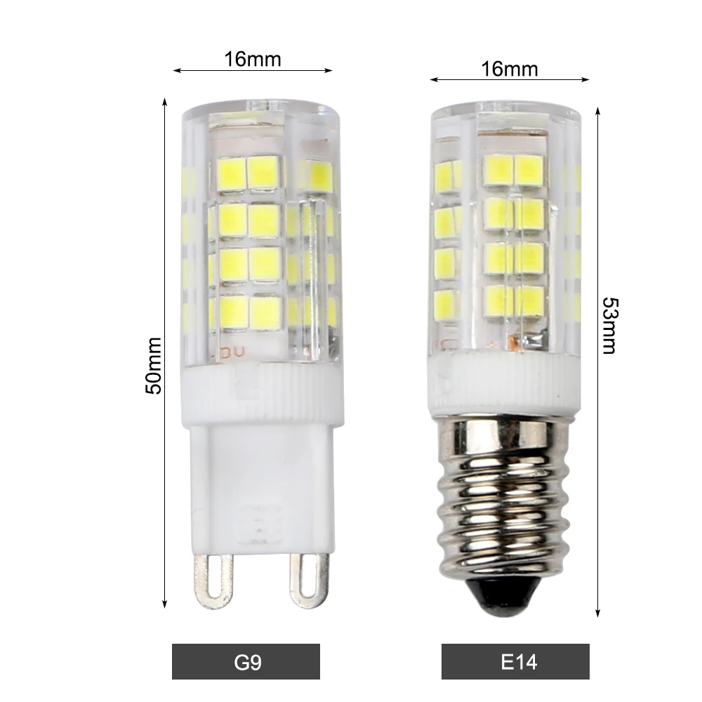 Энергосберегающая светодиодная лампа 2835SMD 51/52 AC 220 В|Светодиодные лампы и трубки| |