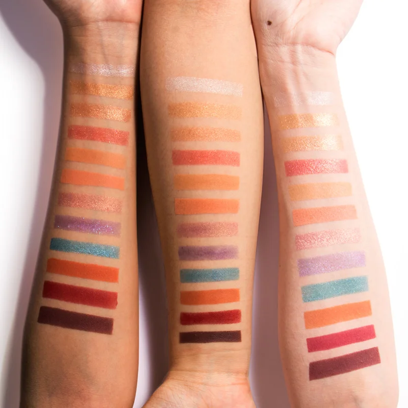 FOCALLURE блестящая Палетка матовых теней Shimmer Make up palette несколько стилей палитра теней для век набор для макияжа глаз - Цвет: 3