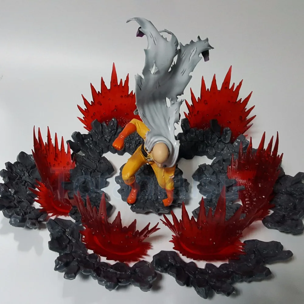 One Punch Man экшн фигурка Saitama Sensei Power Up сцена DIY Набор игрушек Аниме ONE PUNCH MAN модель