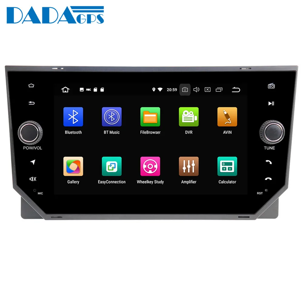 Автомагнитола 9 дюймов Android 8 0 Восьмиядерный процессор 4 Гб + 32 ГБ без dvd для SEAT Ibiza