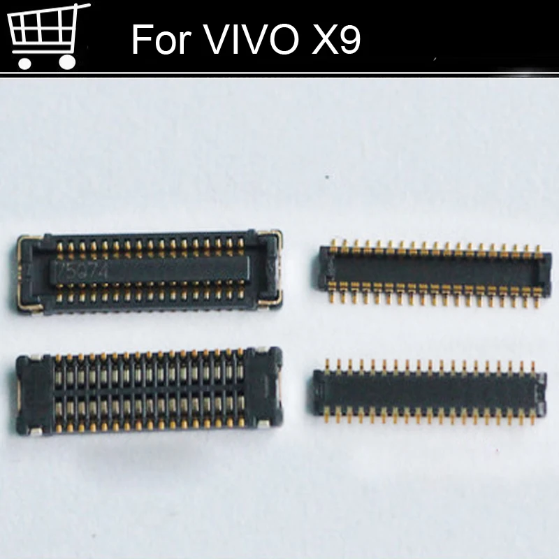 Коннектор FPC для VIVO X9 ЖК-дисплей на гибком кабеле материнская плата X 9 запчасти