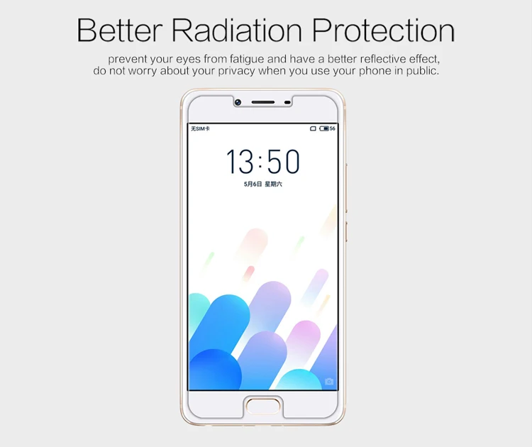 2 pcs/lot Meizu E2 screen protector NILLKIN Anti-Glare Matte protective film for with retailed package | Мобильные телефоны и