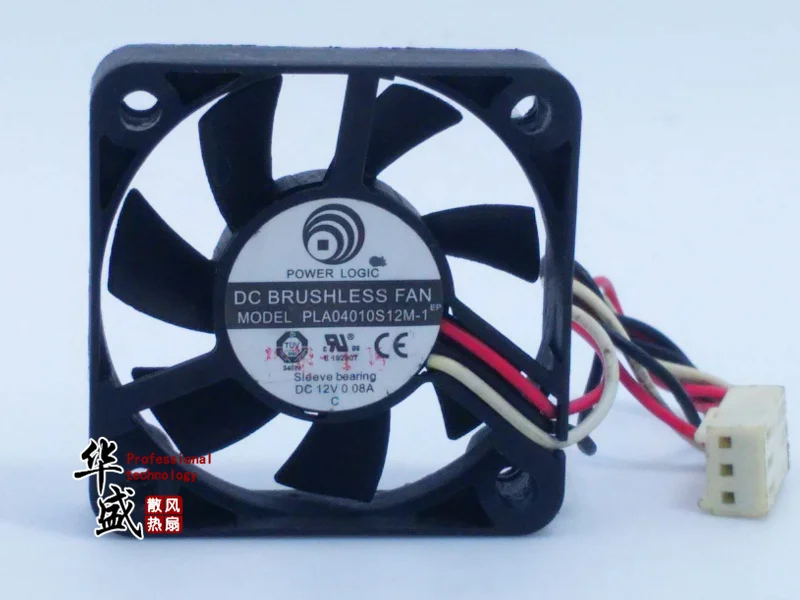 Бесплатная доставка Для Φ DC 12V 0.08A 3-проводной 3-контактный разъем 80 мм 40x40x10