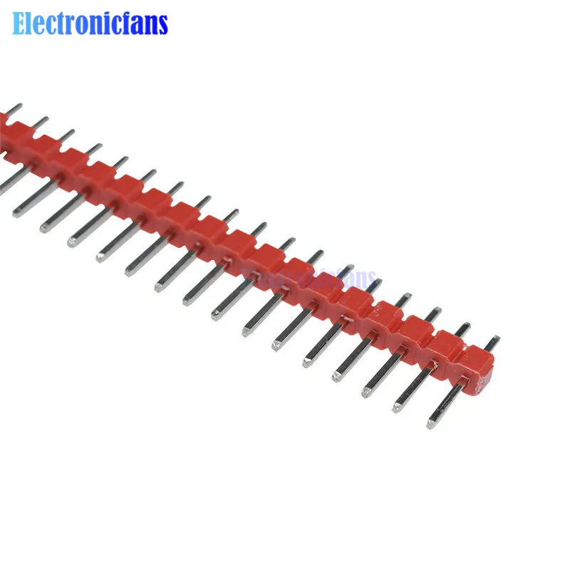 10 шт. Однорядный штыревой разъем 40Pin 2 54 мм прямой для печатной платы DIY пайки