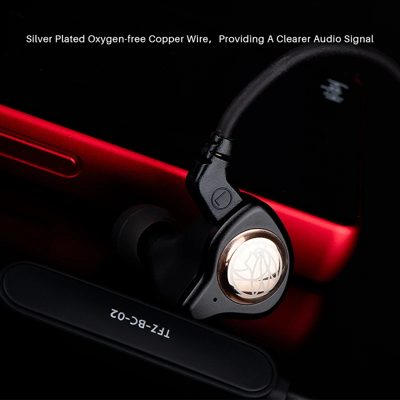 TFZ BC-02 BC 02 2018 беспроводной Bluetooth кабель для наушников 2pin/0 78 мм Съемный наушники T2 KING