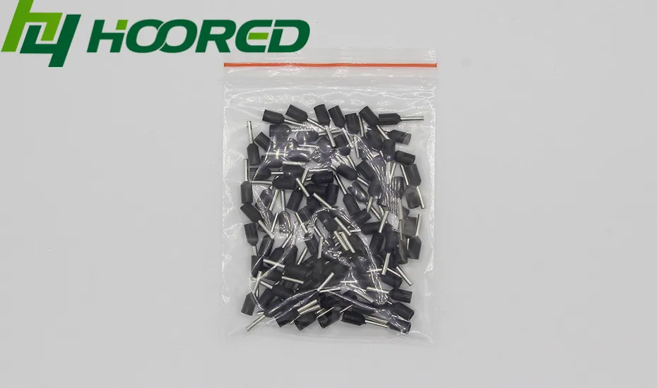 E0506 трубки Изоляционные изолированные клеммы 0.5MM2 кабель провод разъема 100