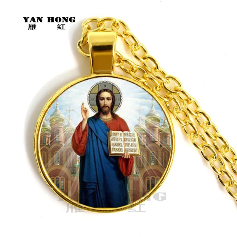 Нотр Дам модные украшения ожерелье из стекла ручной работы. Пусть Бог принесет