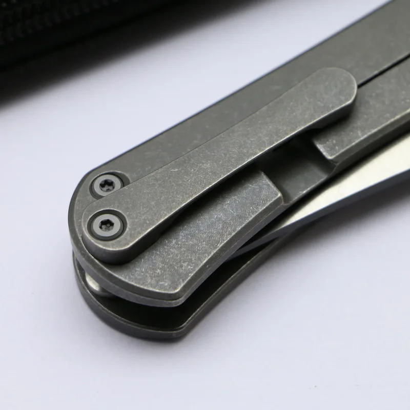 Складной нож Green thorn SBKF лезвие M390 титановый ручной для мытья камня походный