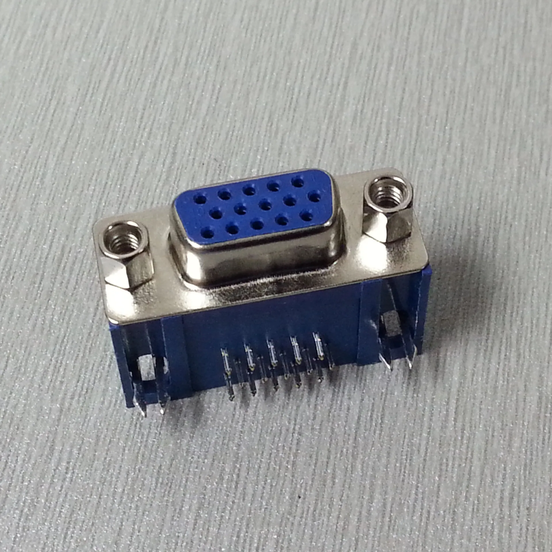 5 шт. DB15 DR15 3 ряда синий параллельный порт 15 Pin D Sub Female Way PCB 90 градусов Разъем розетка