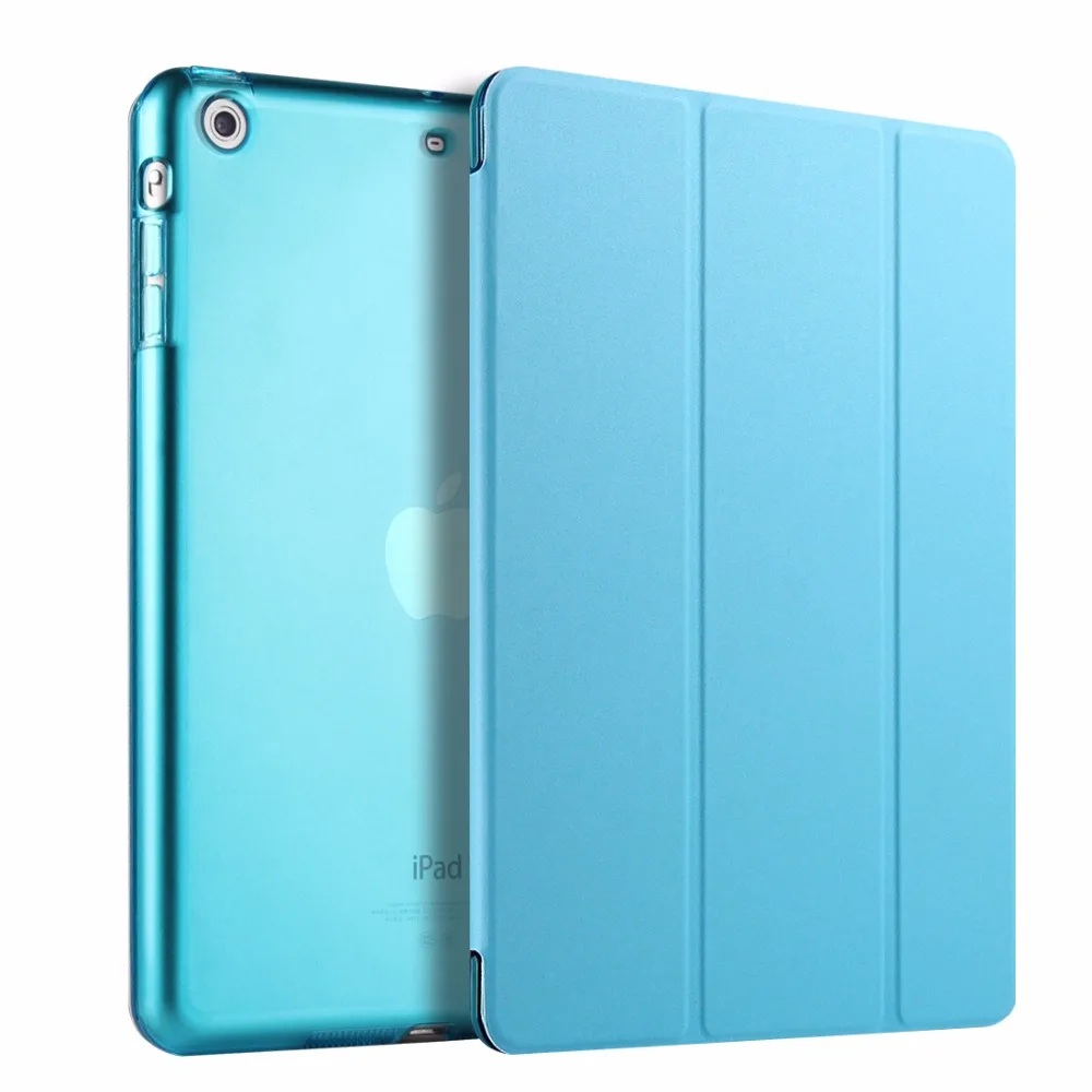 Чехол для нового iPad Air 3 и iPad Pro 10,5 дюймов ультра тонкий из искусственной кожи смарт-чехол трехслойная подставка функция автоматического сна/пробуждения