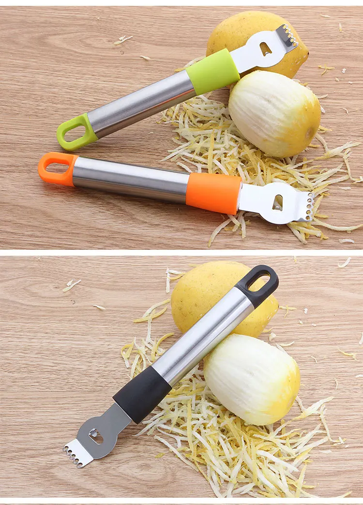 1 шт. из нержавеющей стали фрукты Peelers Лимон Оранжевый зестер терка для овощей