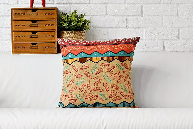 Наволочка Kilim постельное белье с геометрическим узором из хлопка домашний декор