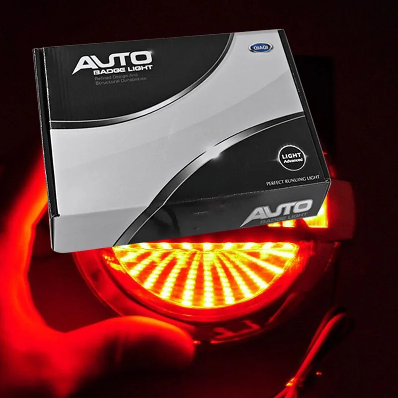Shenlao 3D LED Badge Bulb Emblem Logo Light for Nissan Tiida X-Trall Geniss Livina Cedric note qashqai primera Rear | Автомобили и