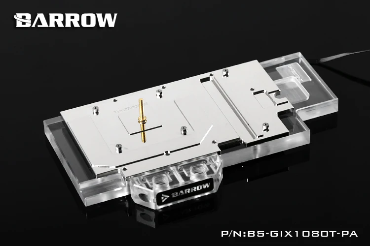 Курган BS-GIX1080T-PA, производительность, Никелированное покрытие 2,0 5v 3pin полное покрытие Графика карты водяного охлаждения блока для Gigabyte AORUS GTX 1080ti Xtreme Edition