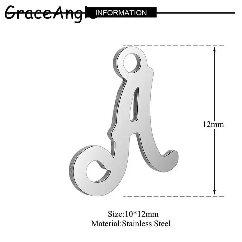 Подвеска GraceAngie 5 шт./лот из нержавеющей стали классическое колье с подвесками в