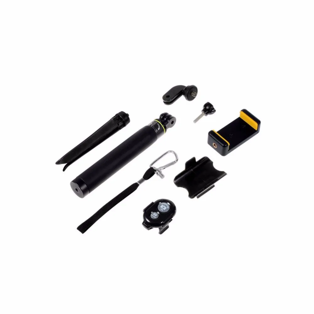 Мини Выдвижной ручной монопод со штативом Bluetooth селфи палка для Gopro3 3 + 4 sj3000/4000 xiaoyi