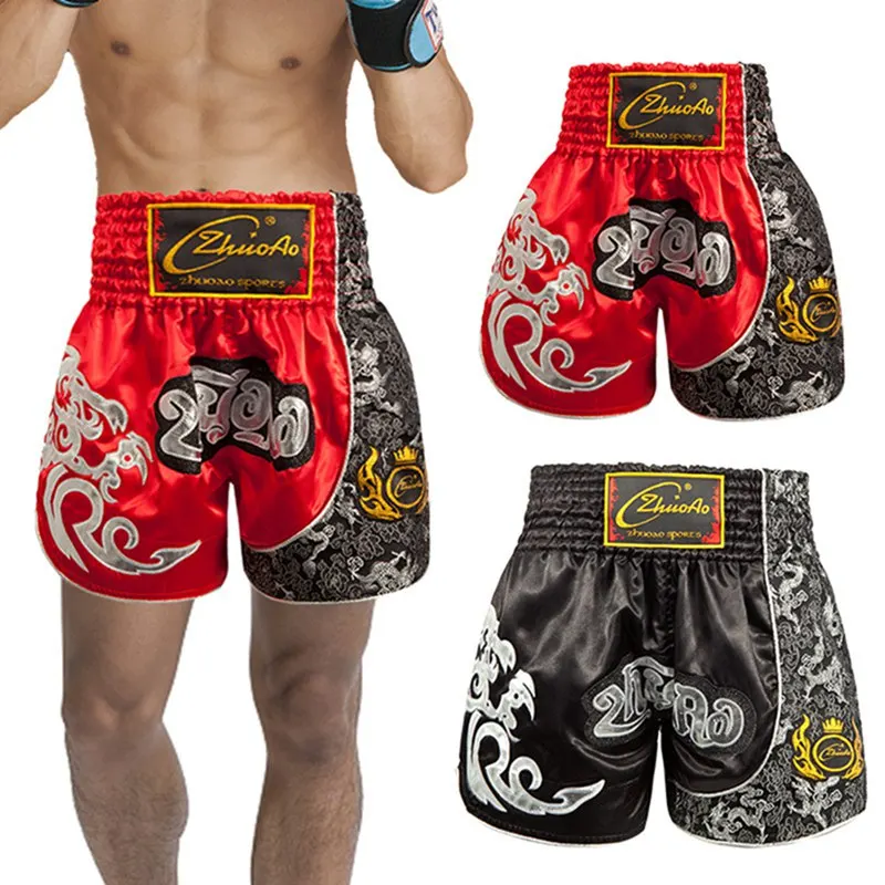 MMA kickboxing Fight Grappling Короткие шорты Tiger Muay Thai боксерские трусы Sanda дешевая одежда