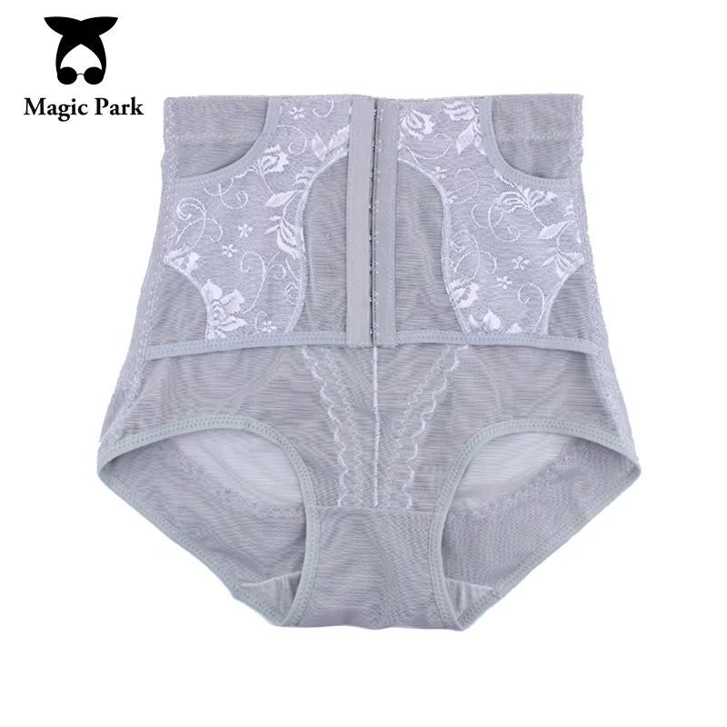 Magicpark L XXL сетки Талия Живот Трусы ужимающие талии Cincher трусики Средства ухода за