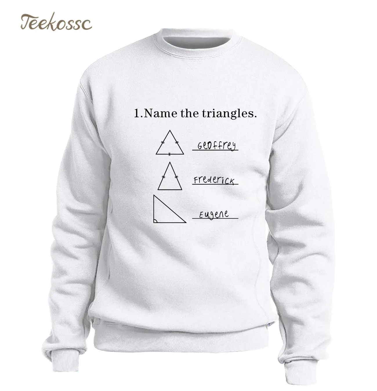 Name The Triangles забавная Математика Толстовка сарказм Новинка I Love Мужская толстовка