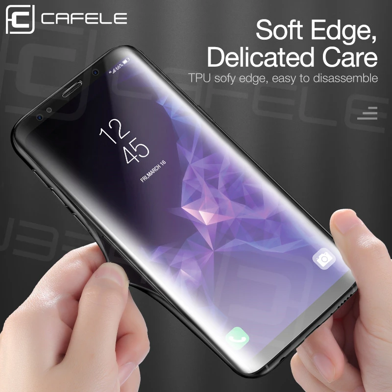 Cafele тканевый чехол для телефона Samsung Galaxy S8 Plus S9 Милая накладка Олень TPU Мягкий |