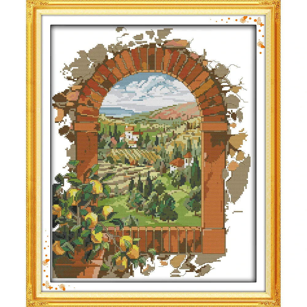 Everlasting love The door of the winery китайские наборы для вышивки крестом экологический хлопок штампованные рождественские украшения своими руками для дома