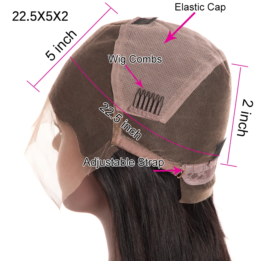 

Brazilian Straight Hair Pre Plucke Full Lace Human Hair Wigs For Women Remy Lace Wig With Baby Hair ALIPOP Wigs 150% Density