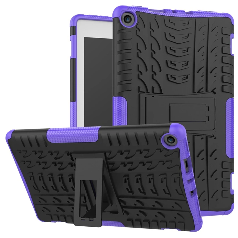 For Amazon Kindle Fire HD 8-inch Shock-proof Mixed Rubber Shell Pure-color Fashion Three-proof Bracket | Компьютеры и офис