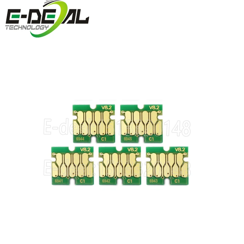 E deal обновление T6941 T6945 картридж чип для Epson SureColor T5000 T7000 T7270 T3270D T5270D T7270D принтер|Чип