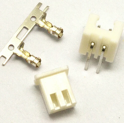 100 комплектов JST XH 2 54 контактный разъем штекер и гнездо с обжимами|male connector|xh