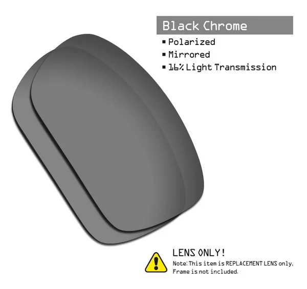 Black Chrome SmartVLT поляризованные Сменные линзы для солнцезащитных очков Окли Twoface-несколько вариантов - Цвет линз: Black Chrome