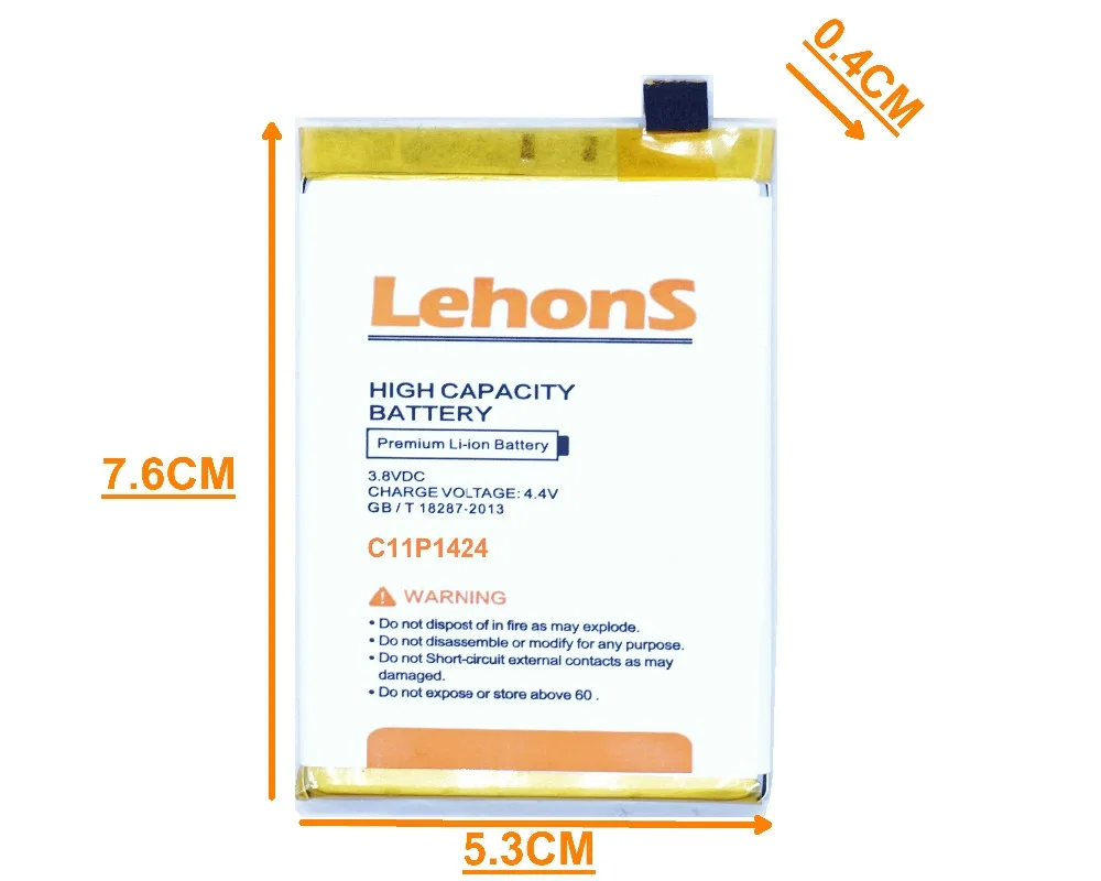 LehonS 1x новый C11P1424 аккумулятор для мобильного телефона ASUS Zenfone2 Zenfone 2 ZE550 ML Z008D ZE550ML