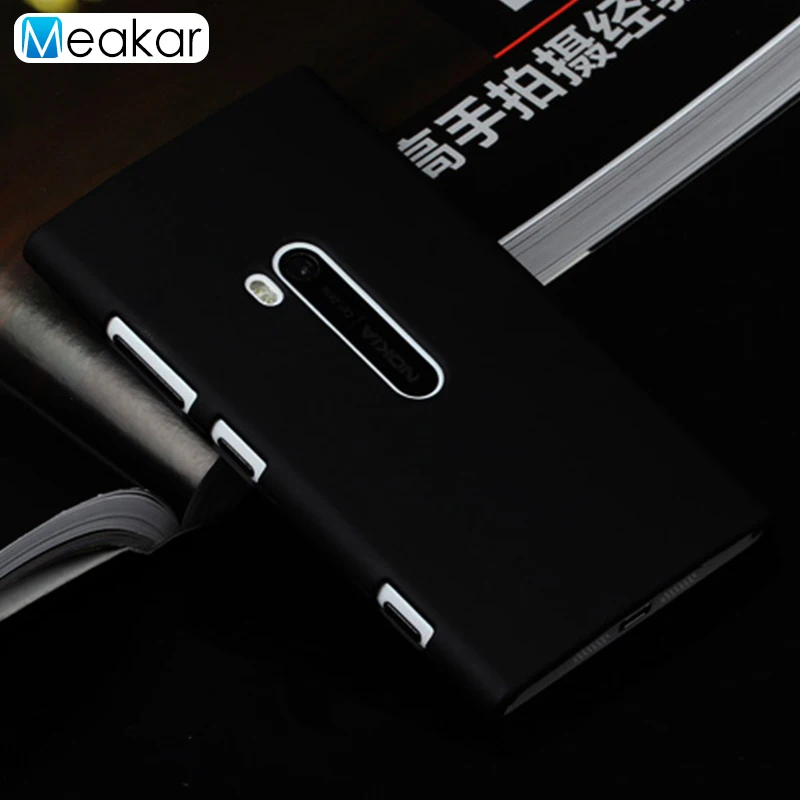 black Матовый пластиковый чехол 920 для Nokia Lumia 920 чехол для Nokia Lumia чехол-лента на заднюю панель - Цвет: black
