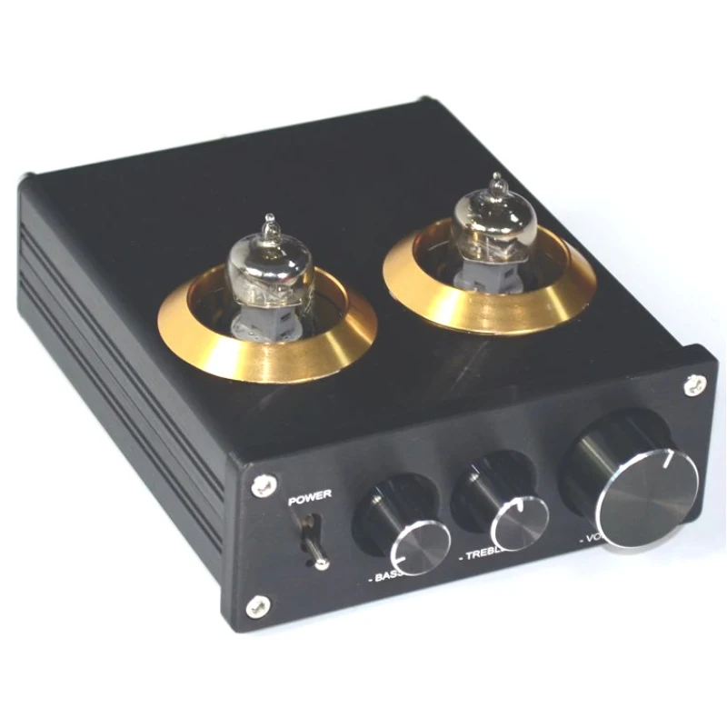Bluetooth 4 2 Buffer Hi Fi 6J1 ламповый усилитель стерео с тройным басом контроль тона для