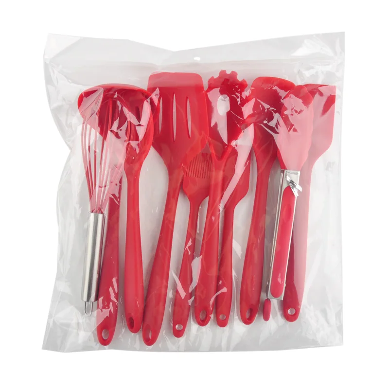 10 шт. набор силиконовой посуды термостойкие щипцы лопата лопатка кистей ложки