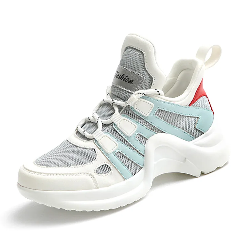 2019 spring new fashion Korean version of the wild Harajuku breathable mesh shoes ins super fire women's shoes. | Обувь