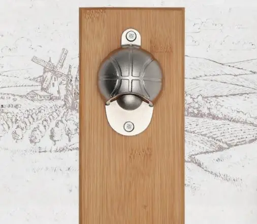 Креативный Баскетбол в форме футбольного мяча открывалка для бутылок настенная