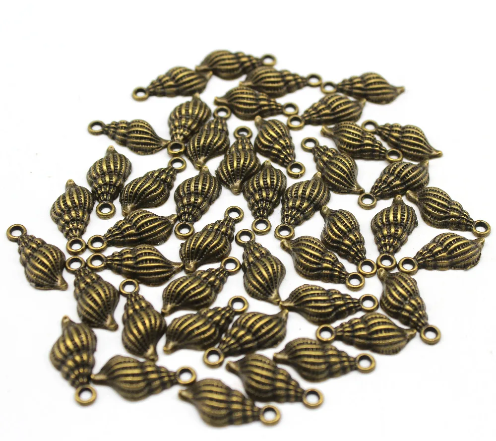 

200pcs Shape of gourd antique bronze zinc alloy pendents charm drops DIY Supplies for Jewelry Making 10*19mm