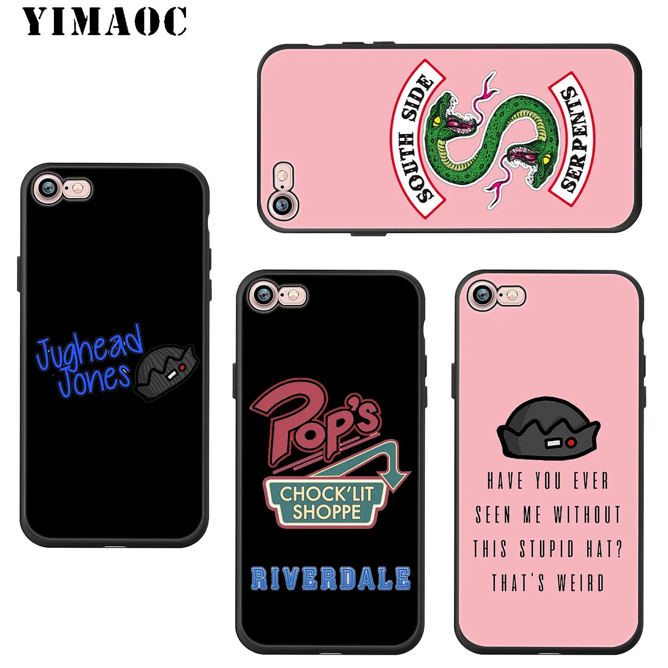 Мягкий силиконовый чехол YIMAOC для iPhone 11 Pro XS Max XR X 6 6S 7 8 Plus 5 5S SE 10 черный