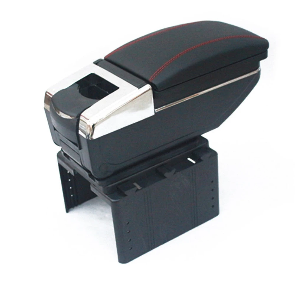 Универсальный Автомобильный Центральный контейнер подлокотник черный