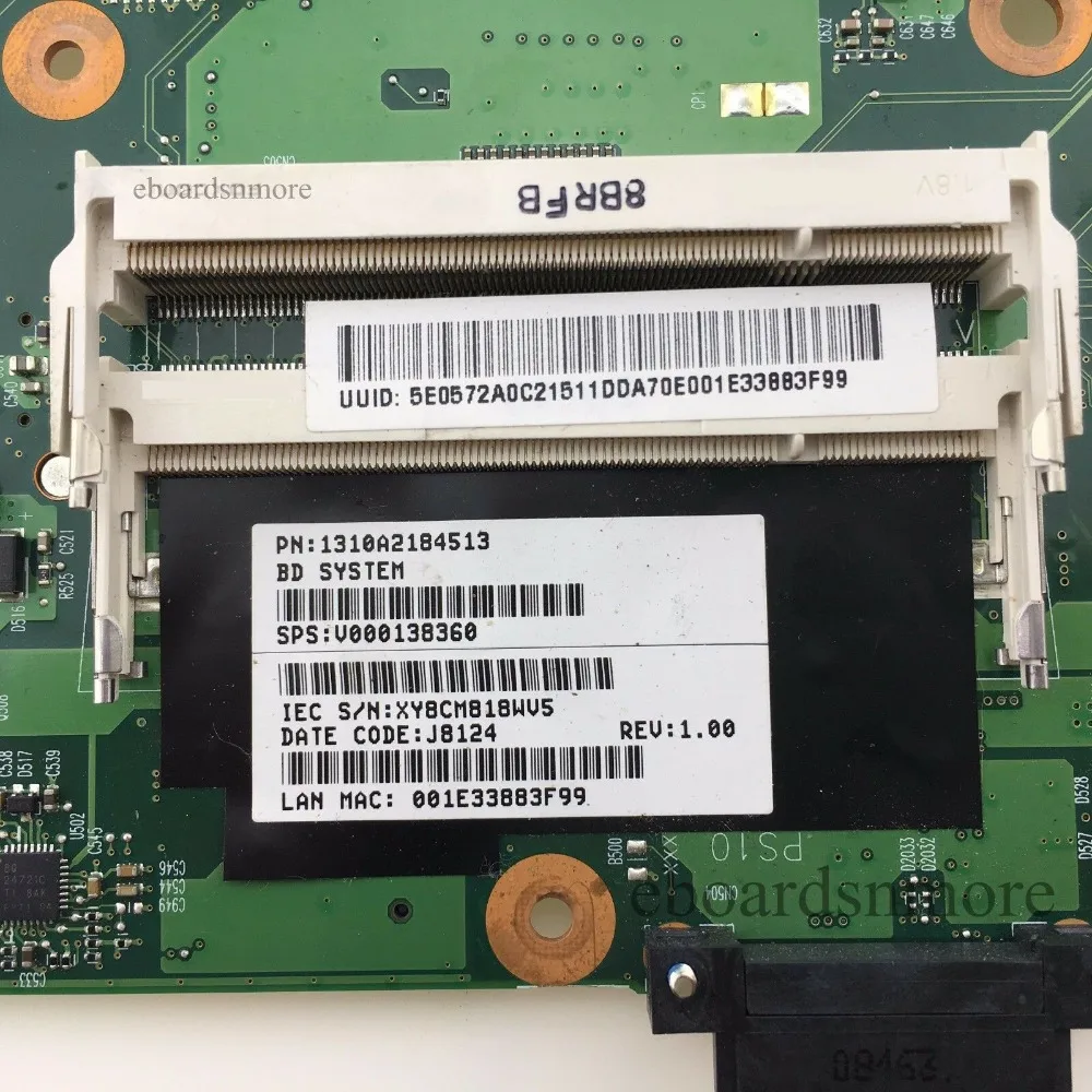 Материнская плата V000138360 для Toshiba Satellite L300 L305 6050A2170401-MB-A03 SATA dvd магазин MOUGOL 60 дней