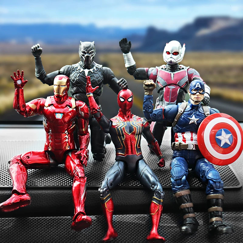 Модель центральной консоли Marvel для размещения автомобиля с изображением